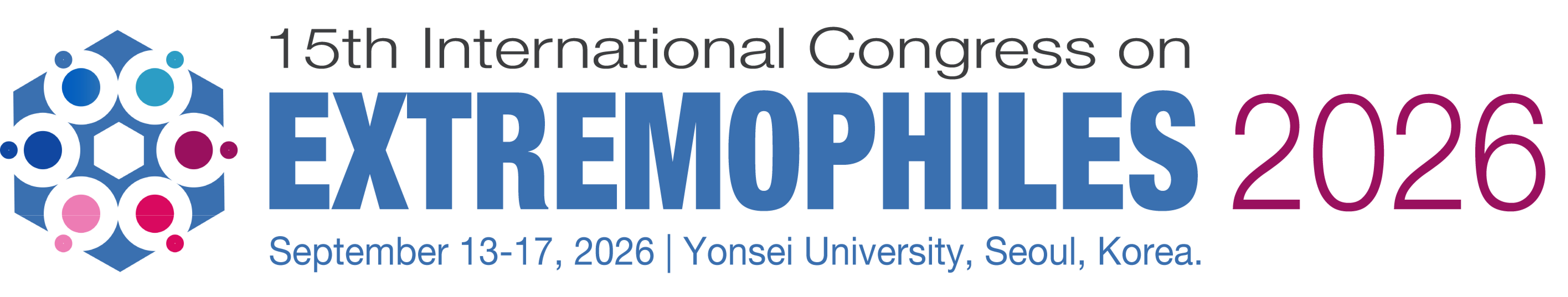 2026년 Extremophiles Meeting logo